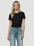 100% Machine Washable Cashmere Short Sleeve Crewneck T-Shirt