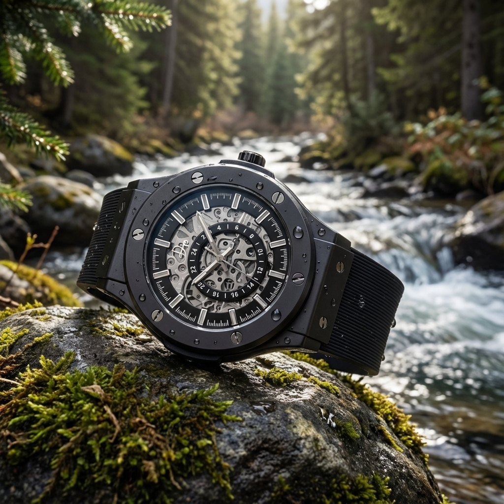 Reloj esqueleto de acero inoxidable - El 199 Gunmetal de Dapper Watches