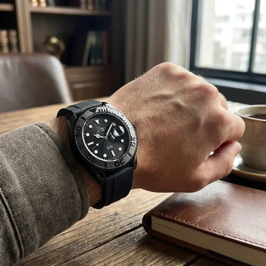 Reloj de Cuarzo Minimalista - Edición La Noche Oscura